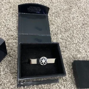 NEW In Box Disney Star Wars Galactic Empire Imperial Crest Logo Tie Clip